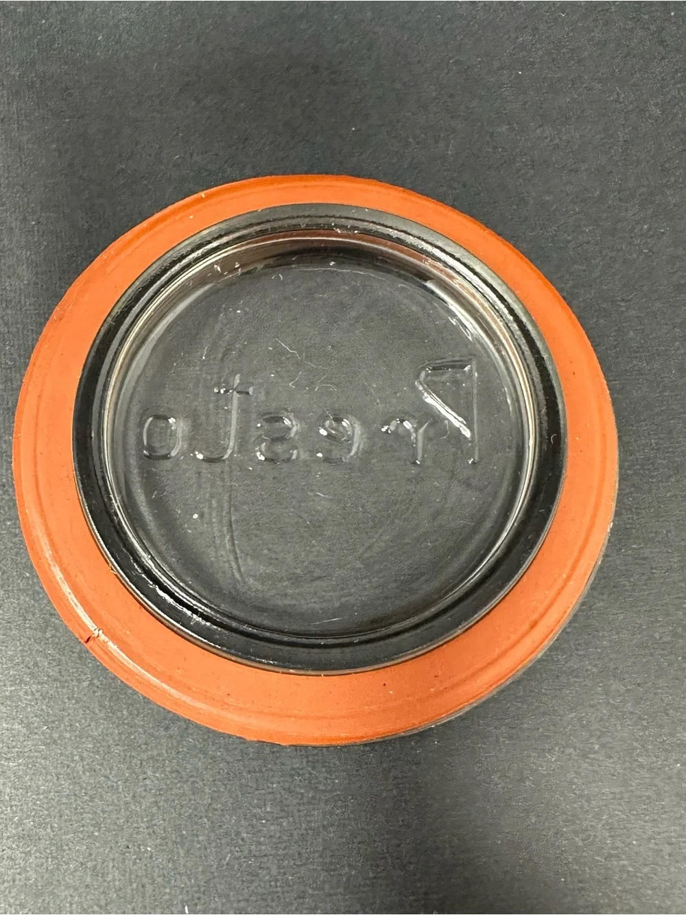 Vintage Presto Supreme Mason Jar Zinc Cap w/ Glass Lid Insert Owens-Illinois Co.